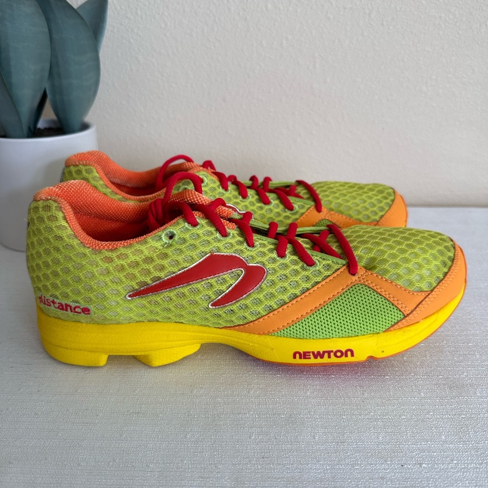 Newton Citron Mesh Running Distance Lightweight Sneakers men’s 9.5 Eu 42.5